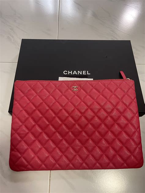 chanel large o case|chanel o case clutch.